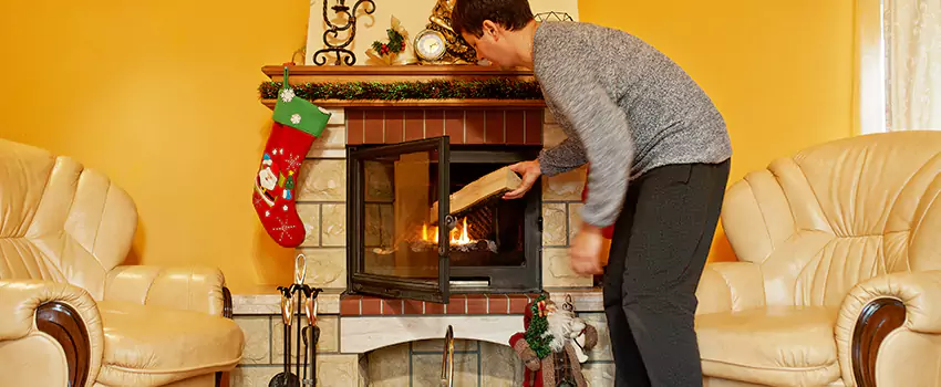 Rusted Metal Fireplace Restoration in Shively, Kentucky